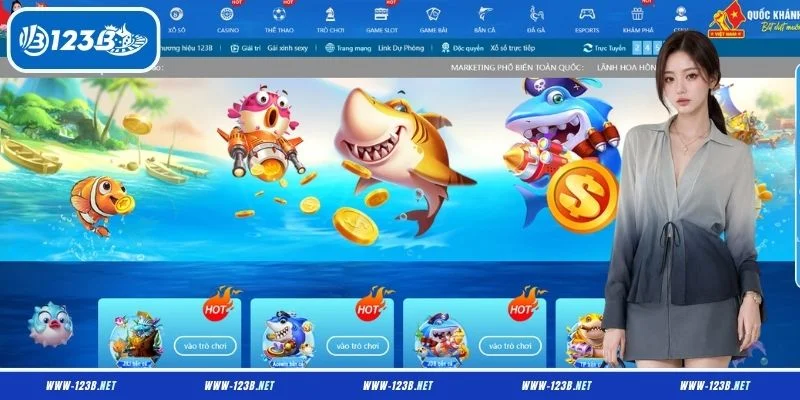 Bắn cá 123B có tỷ lệ hoàn trả khủng