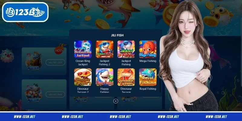 Các sảnh chơi của Jackpot Fishing 123B