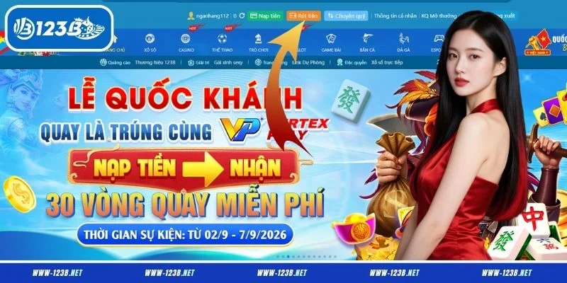 Đánh giá chung về rút tiền 123B